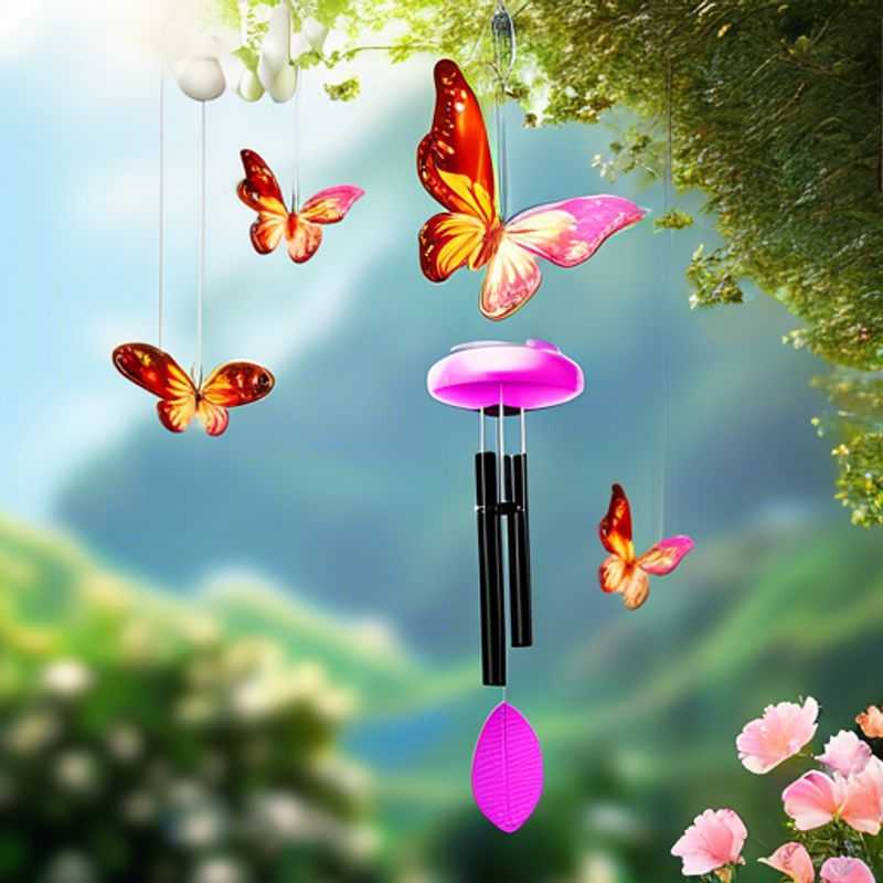 The Symphony of Materials&#58; Exploring the Construction of Butterfly Wind Chimes