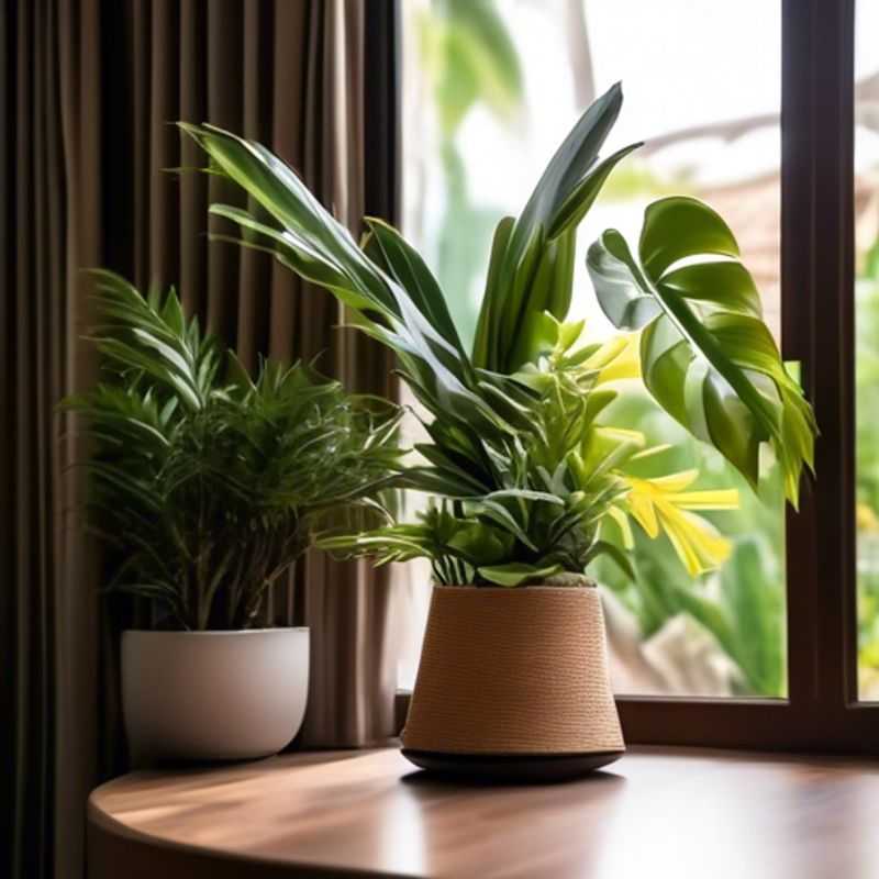 A variety of easy-to-care-for houseplants, perfect for beginners.